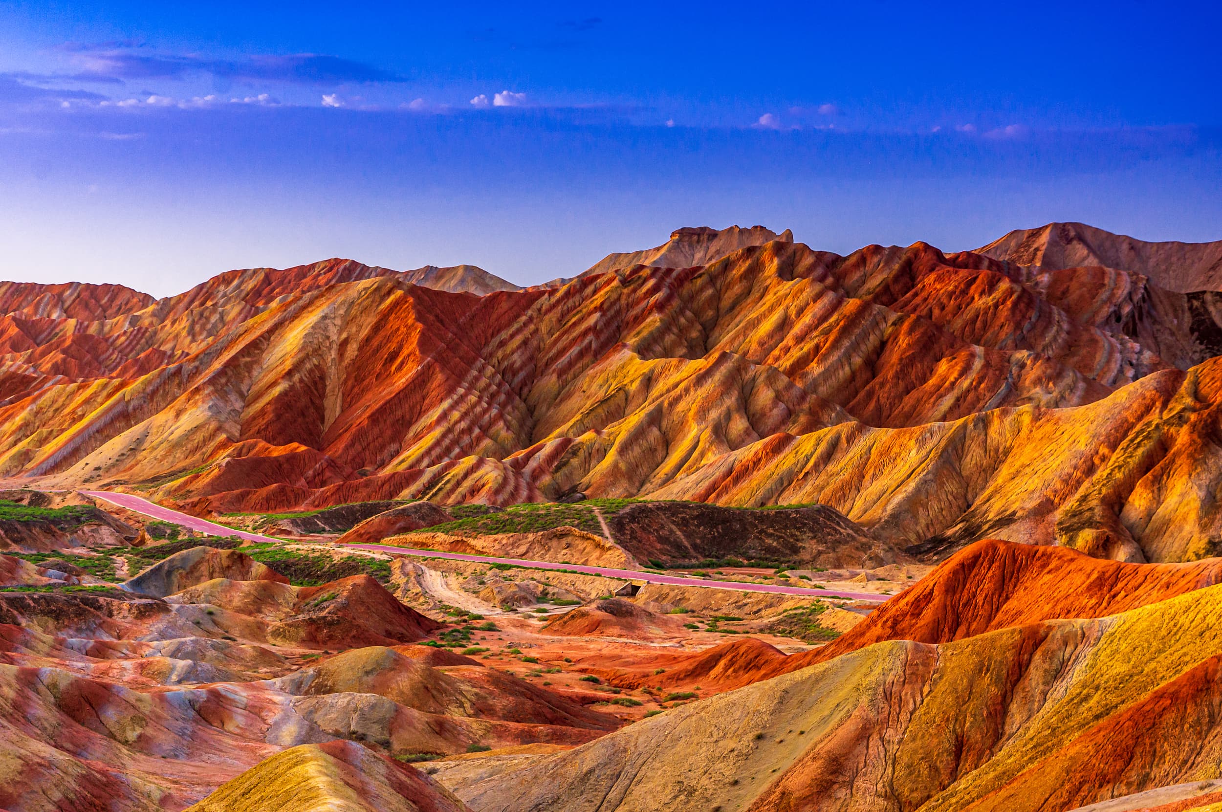 Zhangye Bunte Danxia