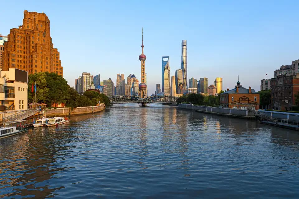 Uferpromenade am Suzhou Creek