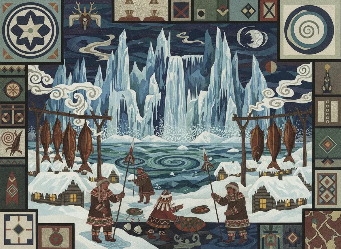 Jingpo Lake Ice Village