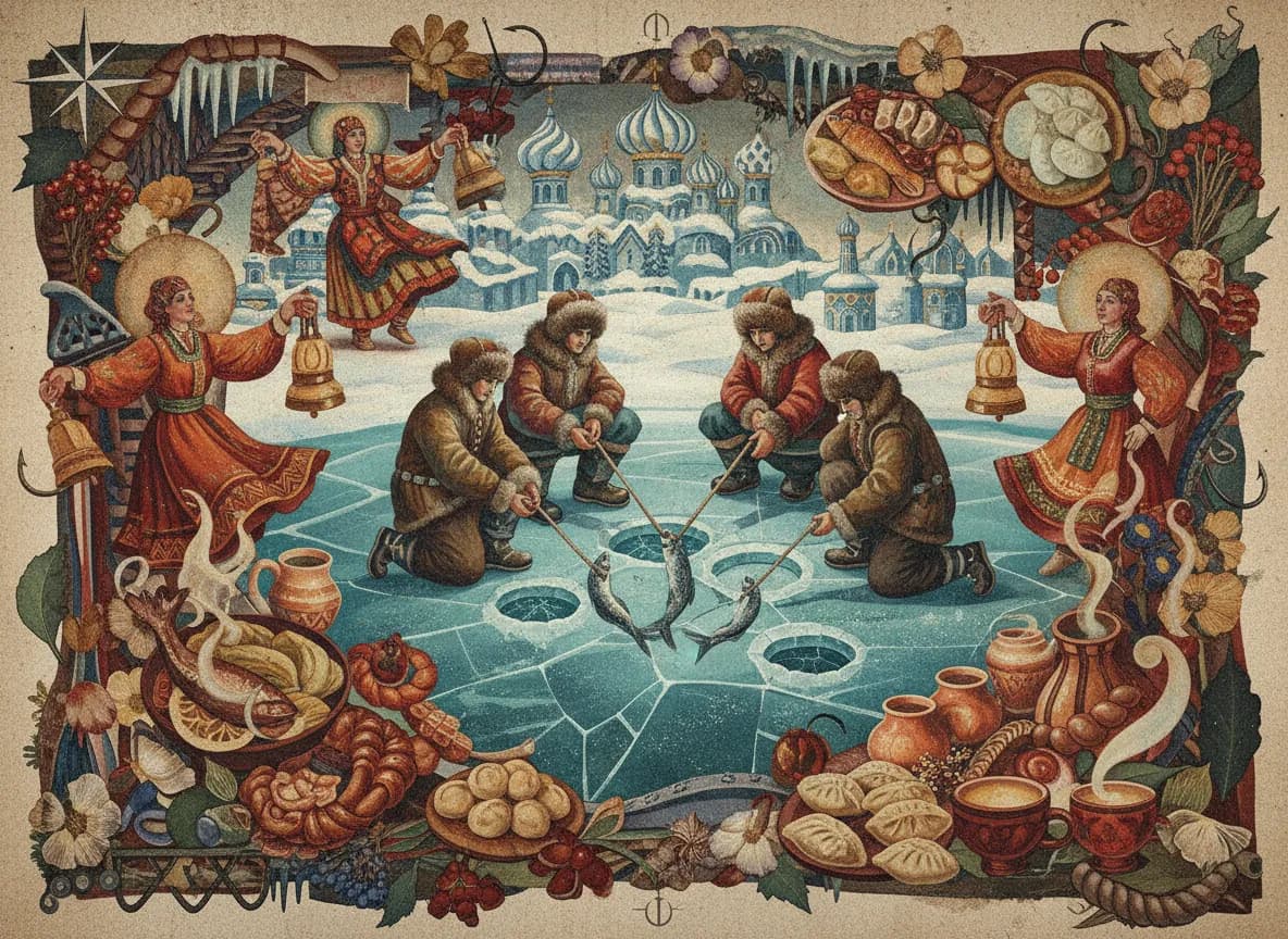Lake Ice-Fishing Town (Daqing)