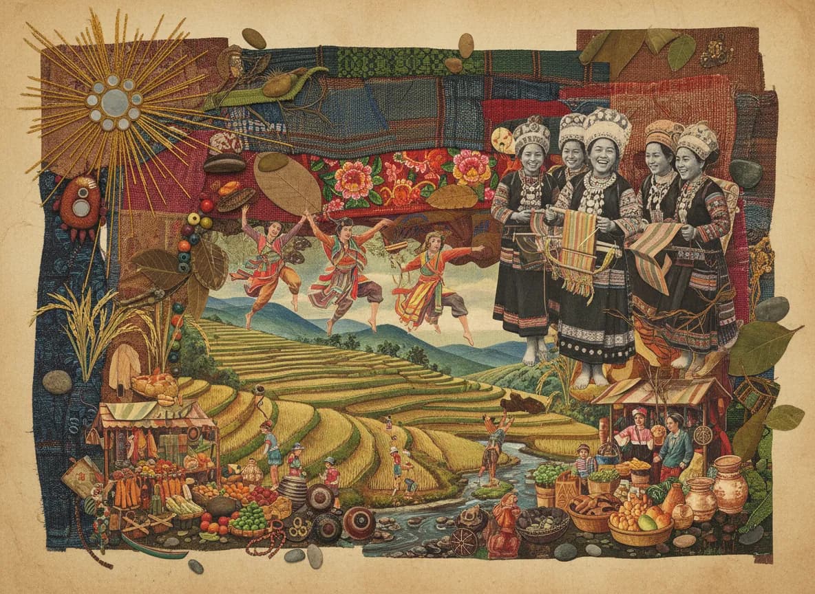 Zhongshan-zhuang Dorf