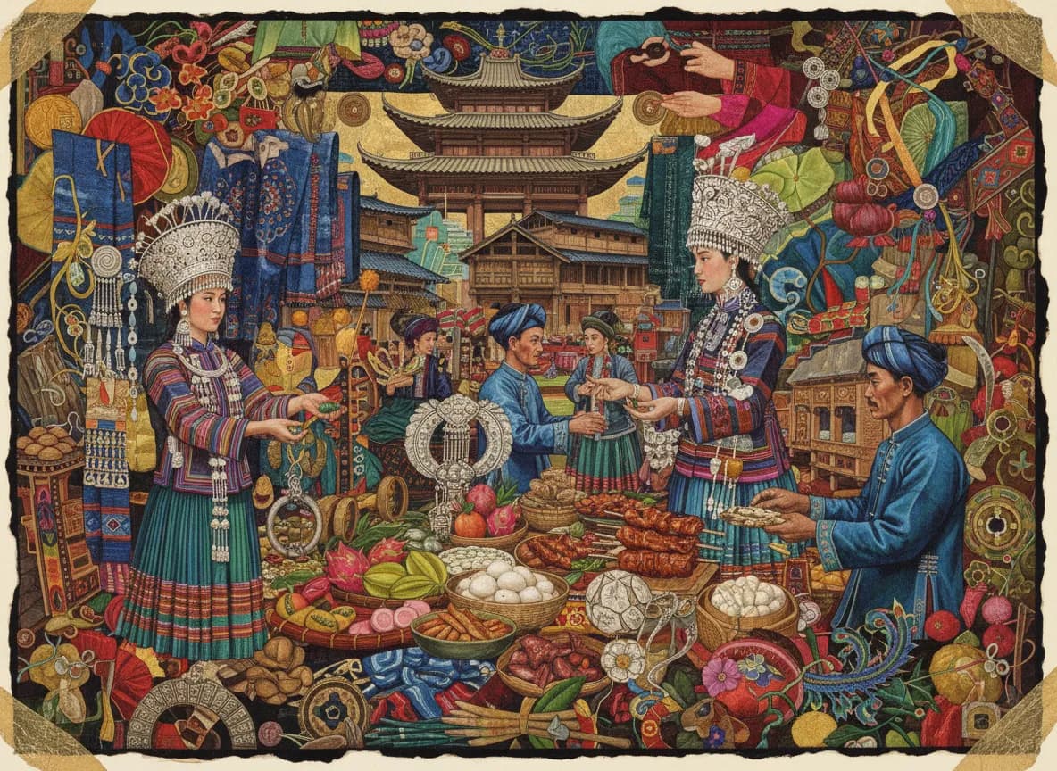 Hejia Minority Market Town