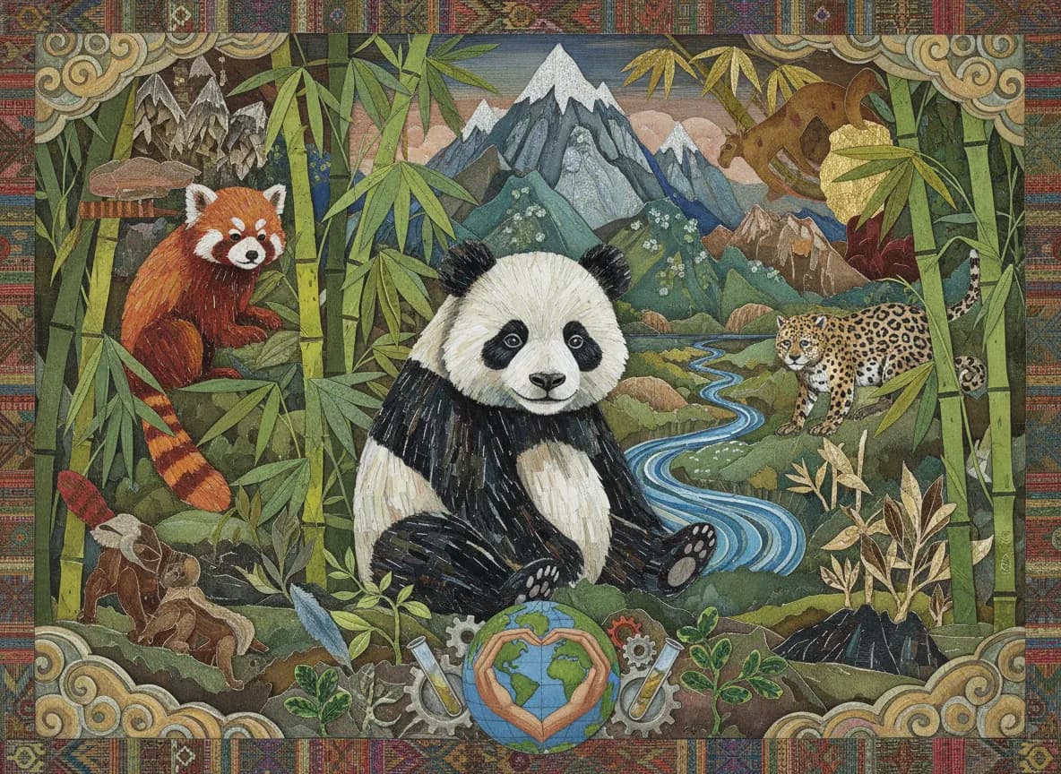 Sichuan Giant Panda Sanctuaries - Wolong, Mt Siguniang and Jiajin Mountains