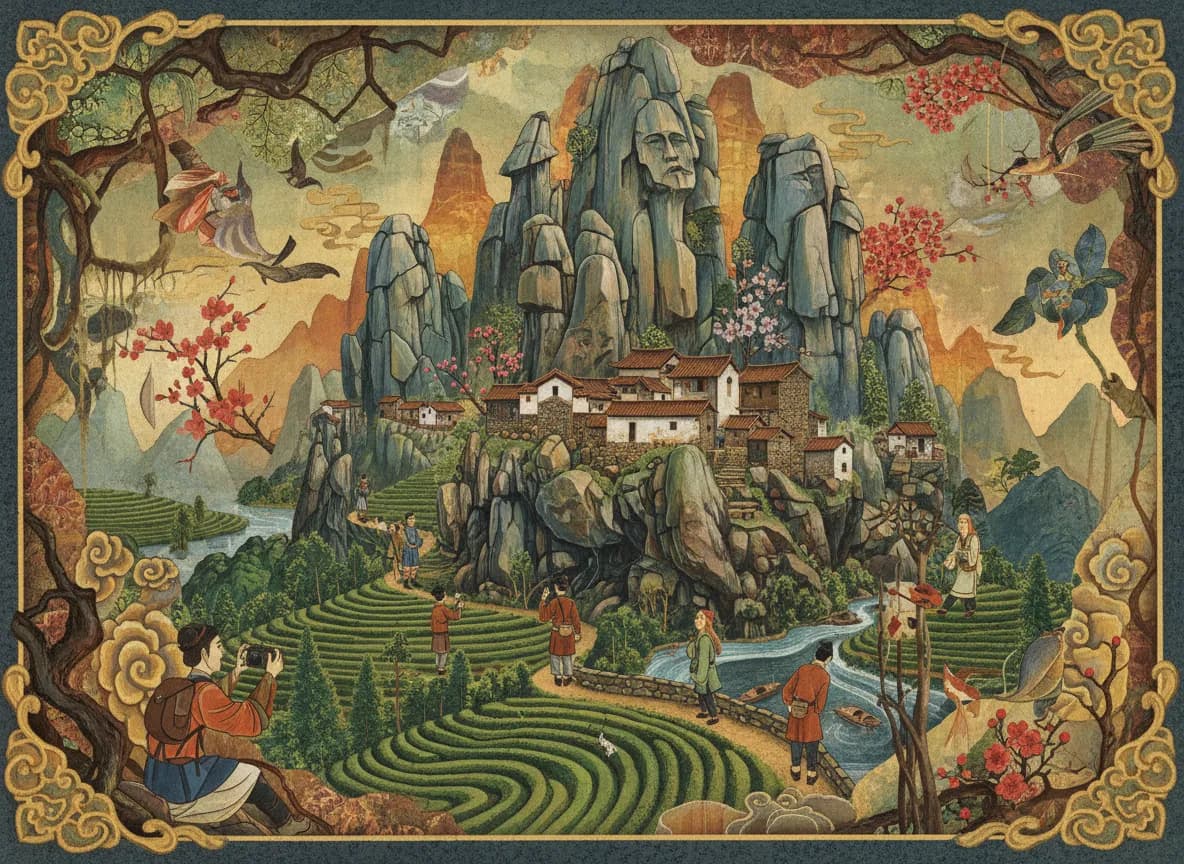 Xianju Cliff Villages (Lishui)