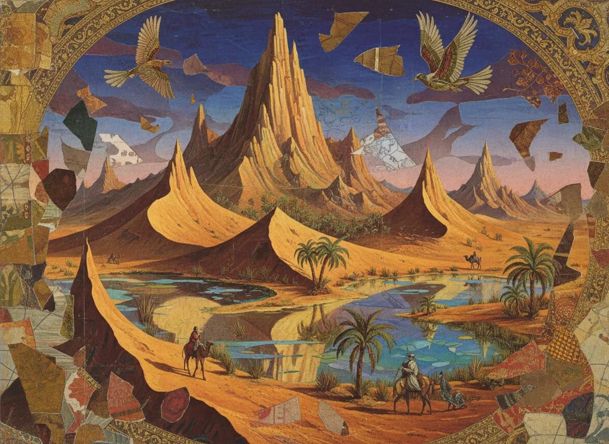 Badain Jaran Desert - Towers of Sand and Lakes