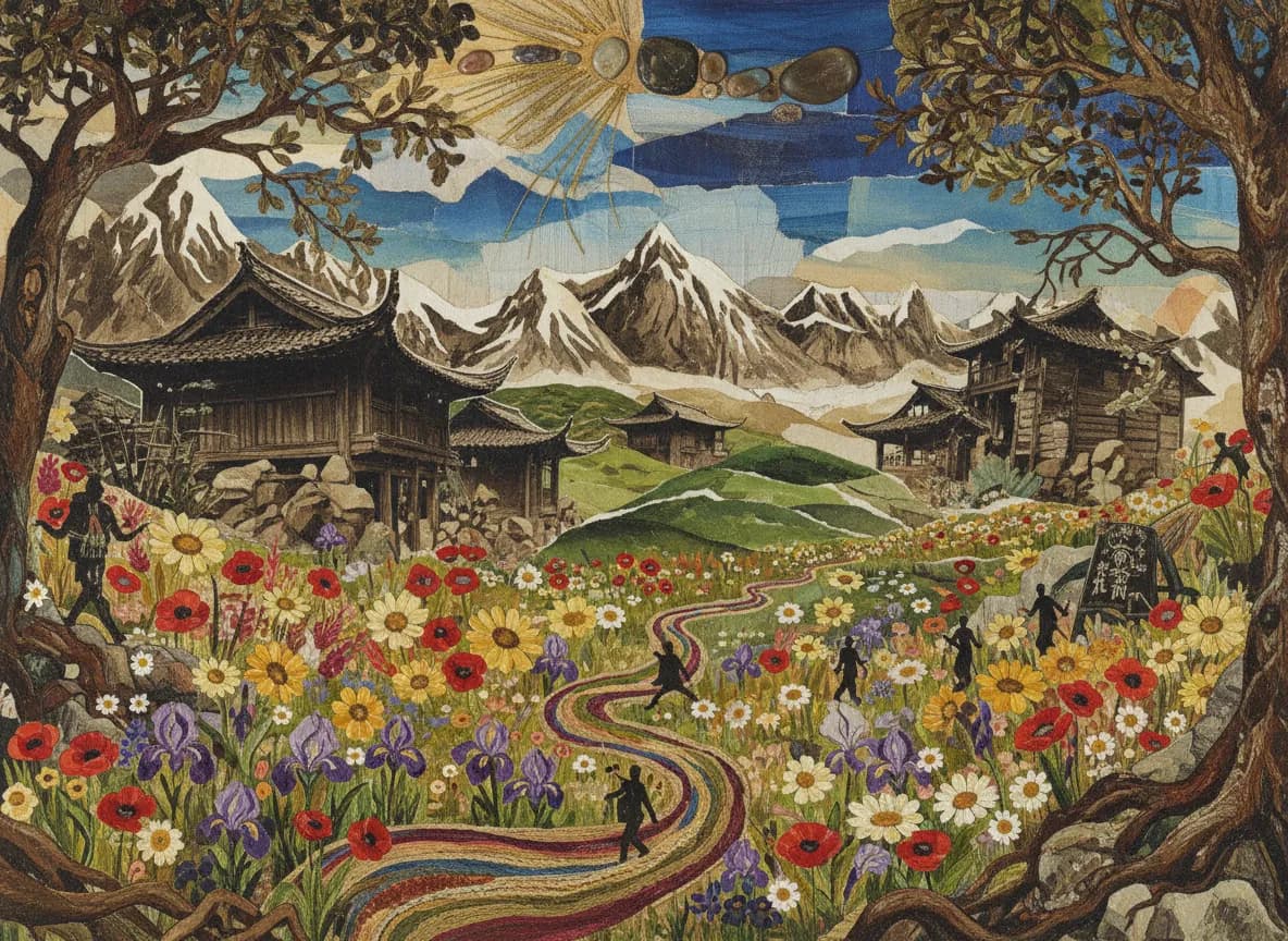 Chengkou Qinling Dorf