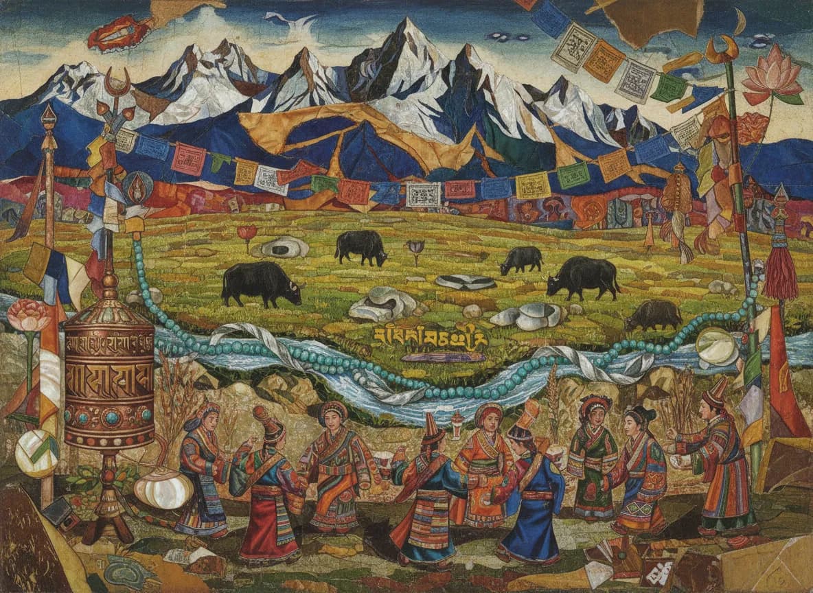 Heishui Tibetan Alpine Town